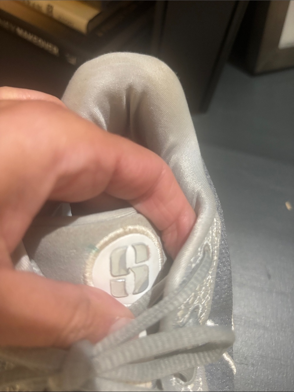 Nike React sabrina Light Gray basketball Sneakers with White Accents - Picture 9 of 9